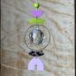 Preview: Sonnenfänger Fenster flieder grün Suncatcher Regenbogen Kristall bunt Leo Pop lila Animal Prisma Acrylglas Sonnenkristall Wohnzimmer