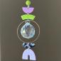 Preview: Sonnenfänger Fenster flieder grün Suncatcher Regenbogen Kristall bunt Leo Pop lila Animal Prisma Acrylglas Sonnenkristall Wohnzimmer